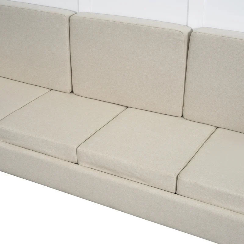 Queen Murphy Bed with Sofa - 2 - in - 1 Design, Storage Solutions & Dual - Piston Mechanism
