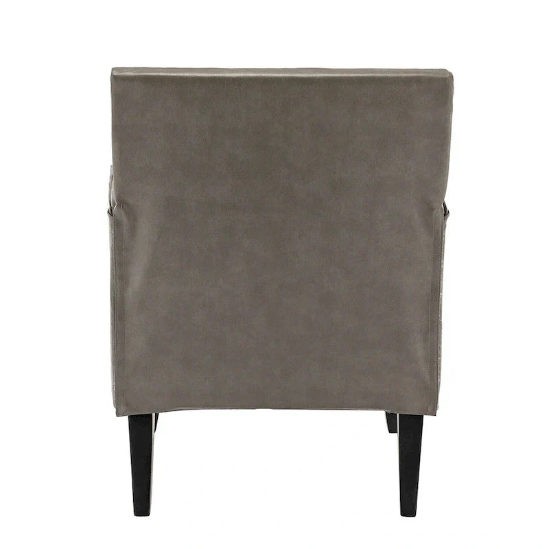Nileus Set of 2 Modern Classic Polyester Accent Chairs with Solid Wood Legs by HULALA HOME