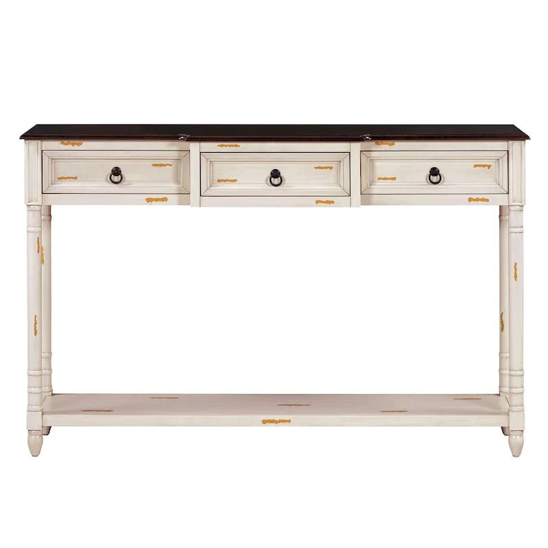Entryway Console Table with Drawers - Stylish Sofa Table