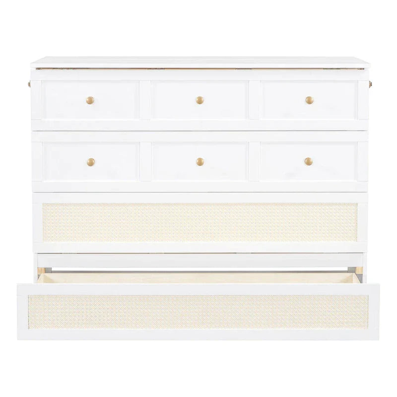 Nestfair Full - Size Murphy Bed with Spacious Drawers