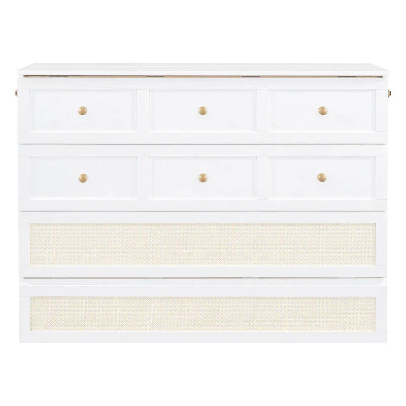 Nestfair Full - Size Murphy Bed with Spacious Drawers