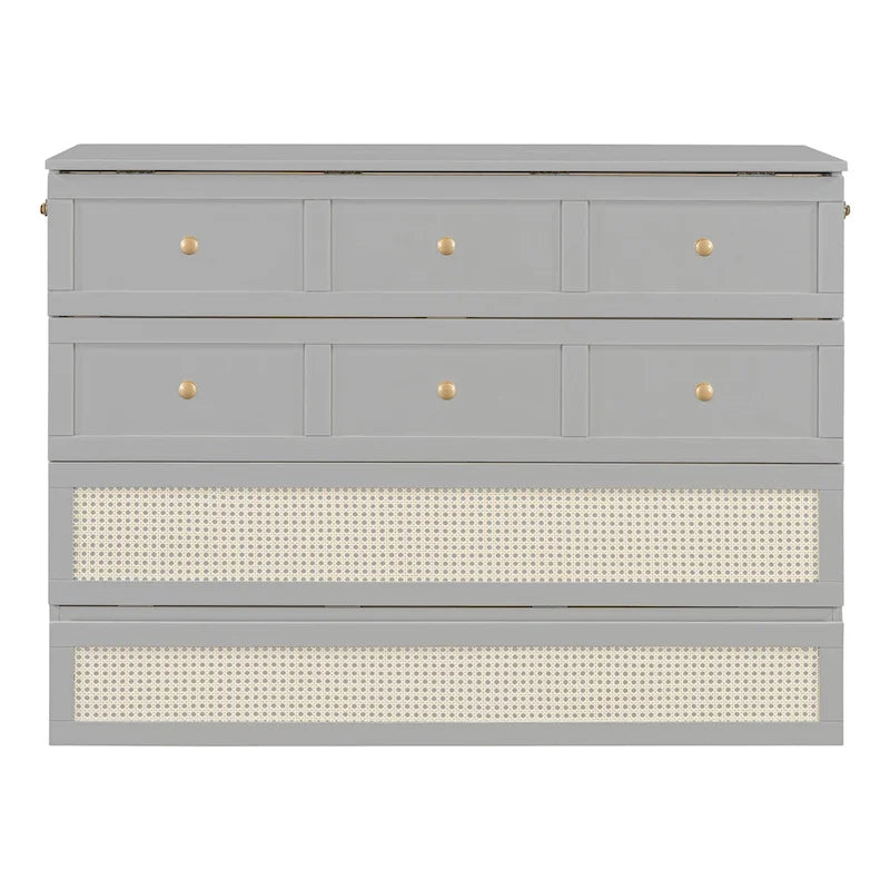 Nestfair Full - Size Murphy Bed with Spacious Drawers