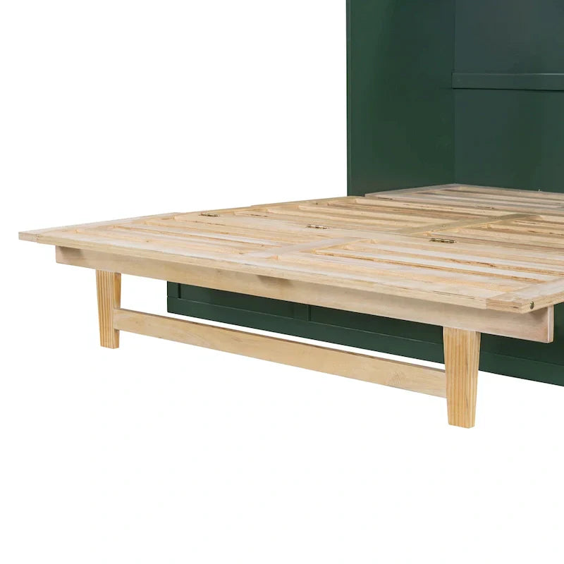 Nestfair Full - Size Murphy Bed with Spacious Drawers